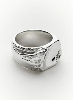 Rivage sterling silver ring