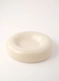 Rounded stoneware bowl