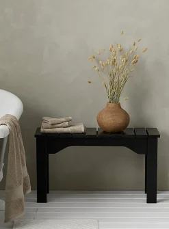 Rustic slats bench