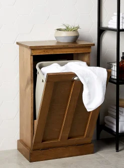 Rustic tilt bin