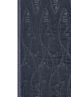 Sardines quilt throw