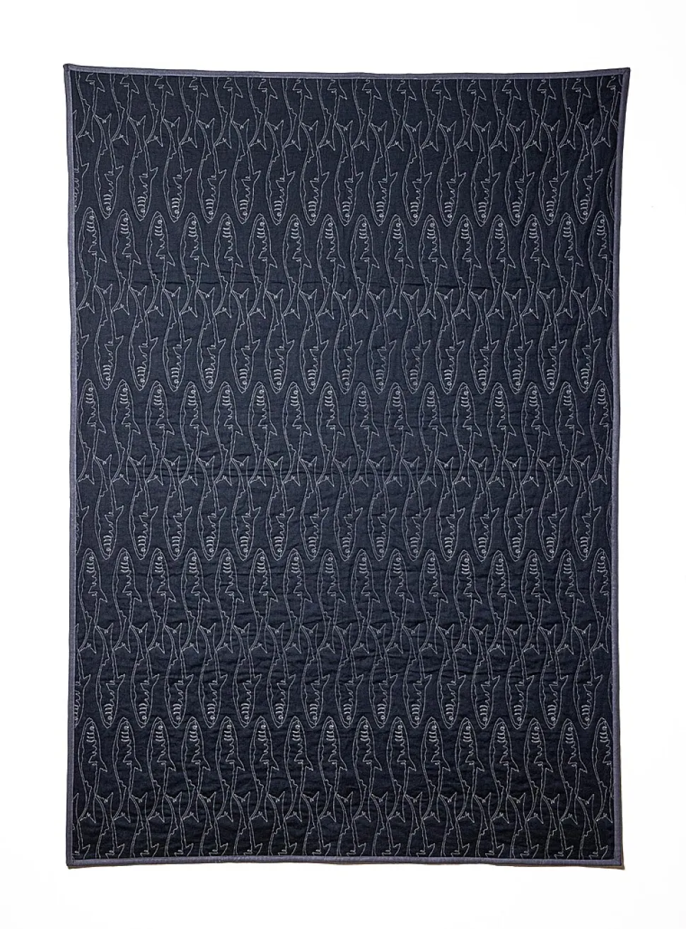 Sardines quilt throw