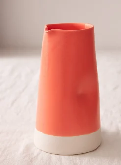 Satiny porcelain carafe