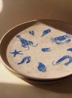 Sea Shack ceramic plates set