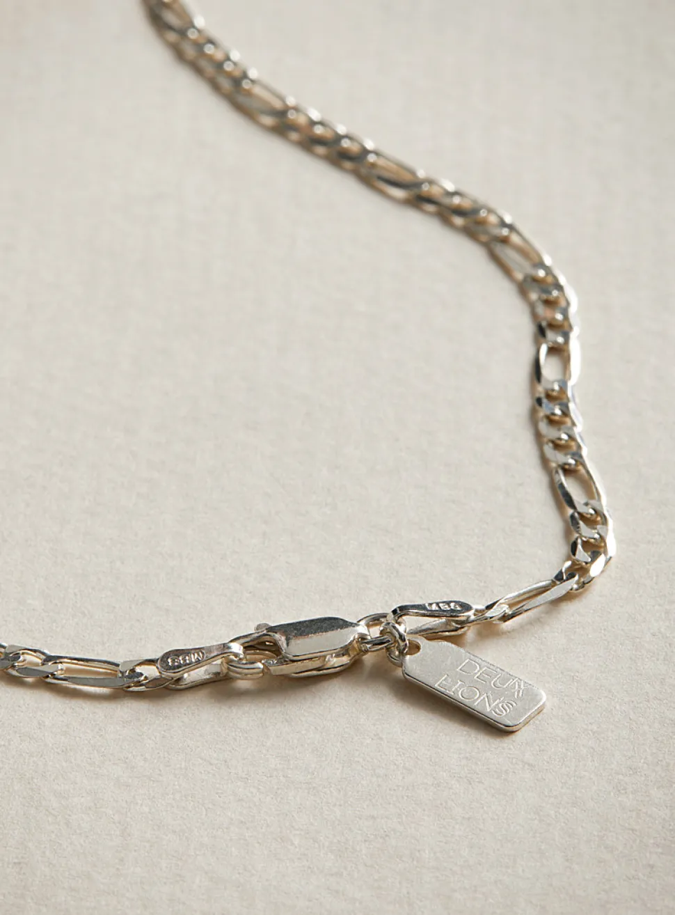 Silver Sicilian link chain