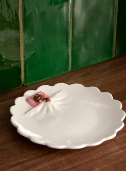 Sleepy bear cub small plate