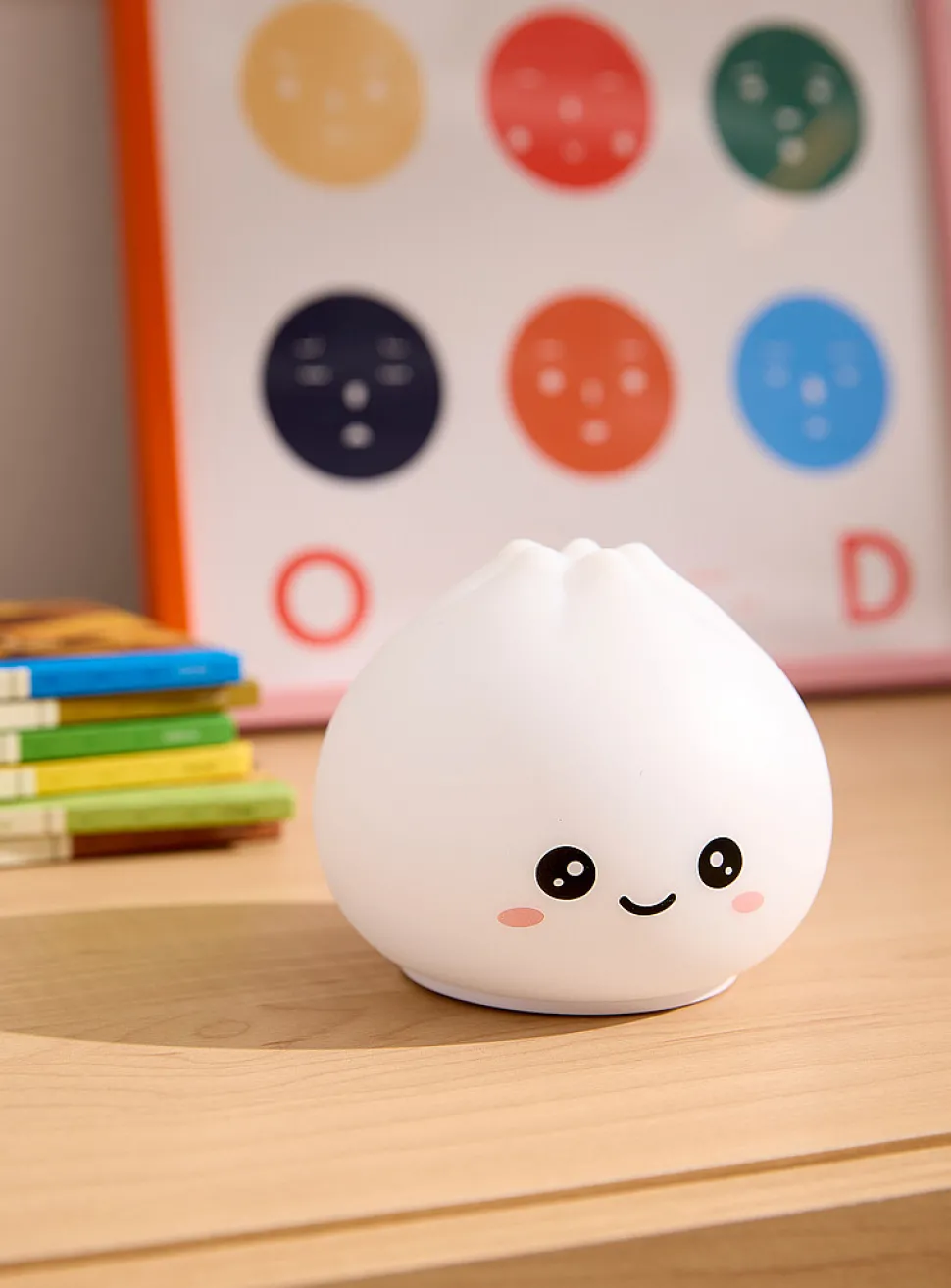 Small dumpling rechargeable touch night light