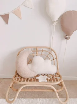 Small high pile fleece sky cushions