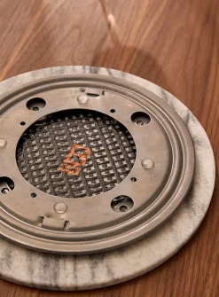 Small marble rotating tray