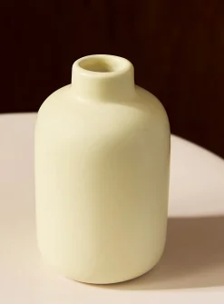 Small minimalist polished ceramic vase