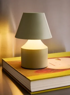 Small rechargeable minimalist touch table lamp
