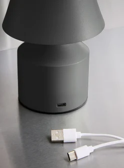 Small rechargeable minimalist touch table lamp