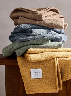 Soft chenille throw
