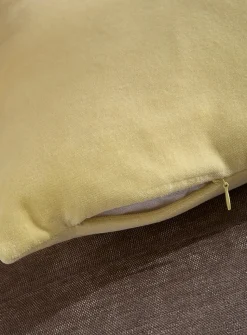 Soft cotton velvet removable-cover cushion