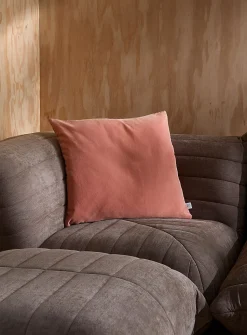 Soft cotton velvet removable-cover cushion