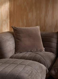 Soft cotton velvet removable-cover cushion