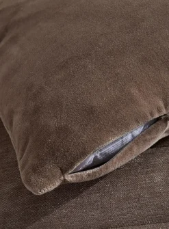 Soft cotton velvet removable-cover cushion