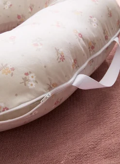 Soft foliage nursing pillow