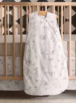 Soft foliage quilted sleep sack