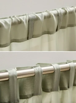Soft tone plain sheer curtains