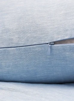 Solid pure linen removable-cover cushion