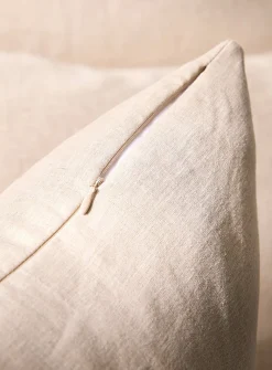 Solid pure linen removable-cover cushion