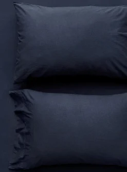Solid pure organic cotton pillowcases
