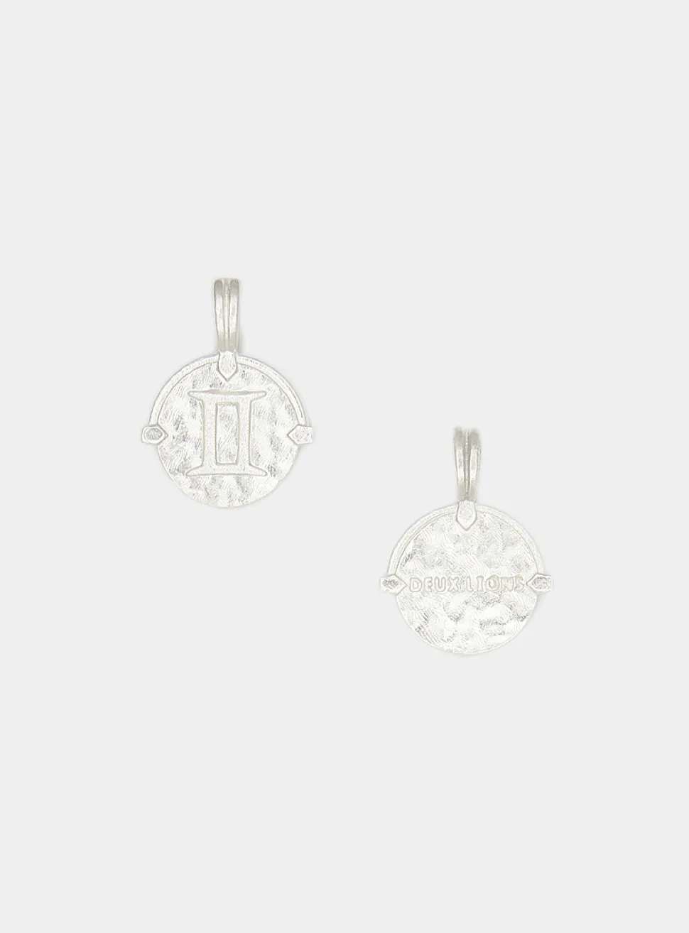 Sterling silver baby zodiac sign necklace and chain set