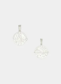 Sterling silver baby zodiac sign necklace and chain set