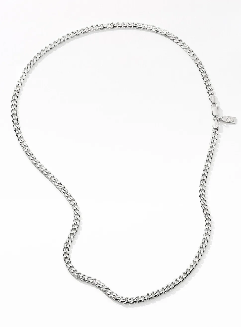 Sterling silver Cuban-link chain