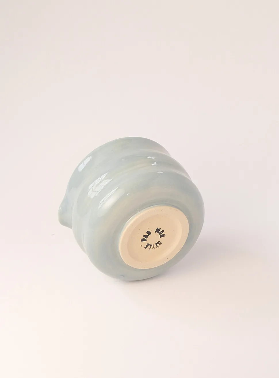 Stoneware matcha bowl