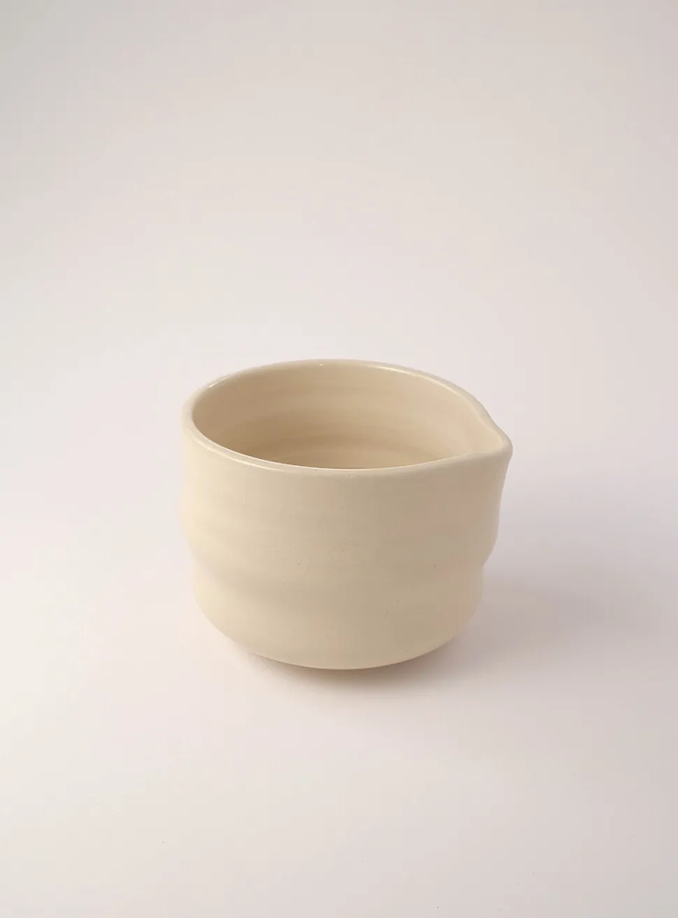 Stoneware matcha bowl