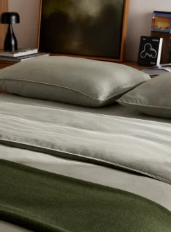 Stonewashed lyocell duvet cover set