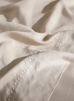 Stonewashed lyocell sheet set
