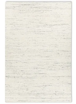 Strata grey striations pure wool rug
