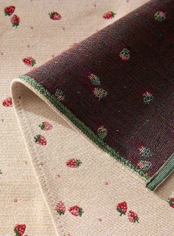 Strawberry tapestry placemats