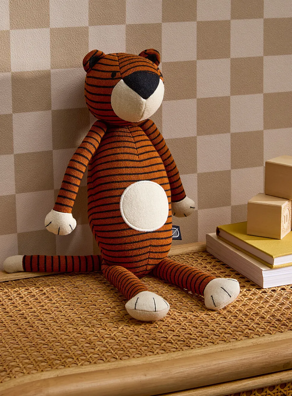 Striped tiger plush