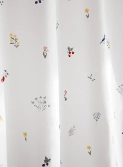 Summer garden shower curtain
