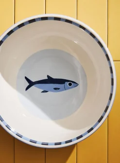 Summer pattern large bowl