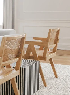 Takashi rattan accent chairs