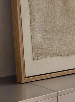 Textured collage wall art