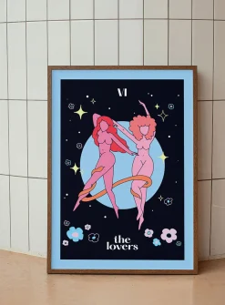 The Lovers art print