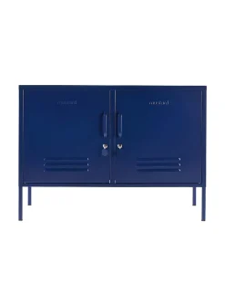 The Lowdown metallic storage cabinet