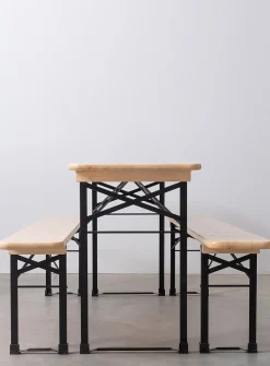 The Original outdoor table and bench set