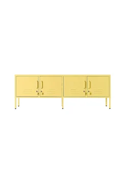 The Standard storage units metallic TV unit