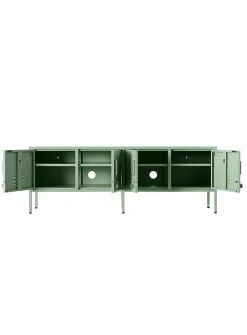 The Standard storage units metallic TV unit
