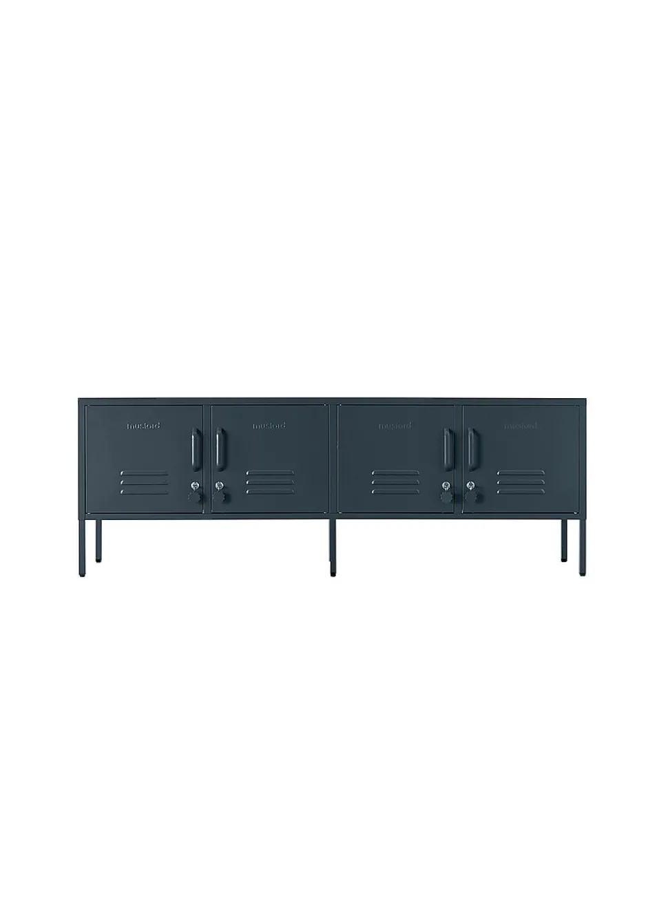 The Standard storage units metallic TV unit