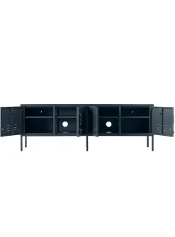 The Standard storage units metallic TV unit