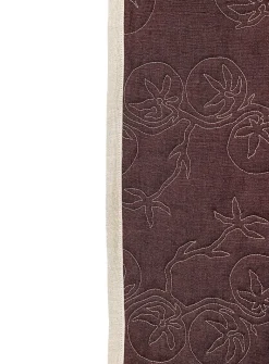 Tomatoes quilt throw