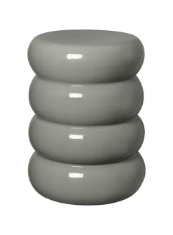 Toru wavy ceramic side table